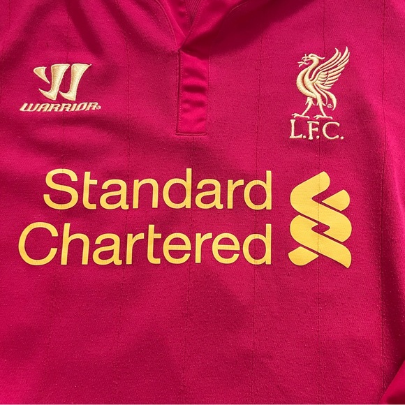 Liverpool Long Sleeves Europa Shirt 2012/2013 SHELVEY #33 - Picture 6 of 7